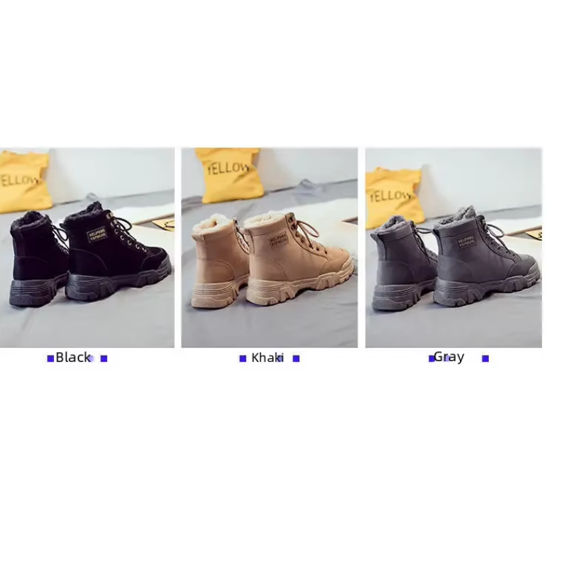 Amber - Chaussures D'Hiver À Semelles Épaisses Et Hautes Pour Dames
