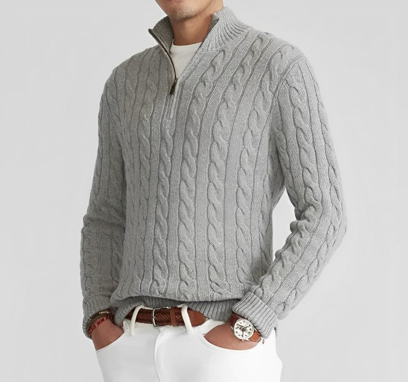 Pull zippé pour homme - Konstantin