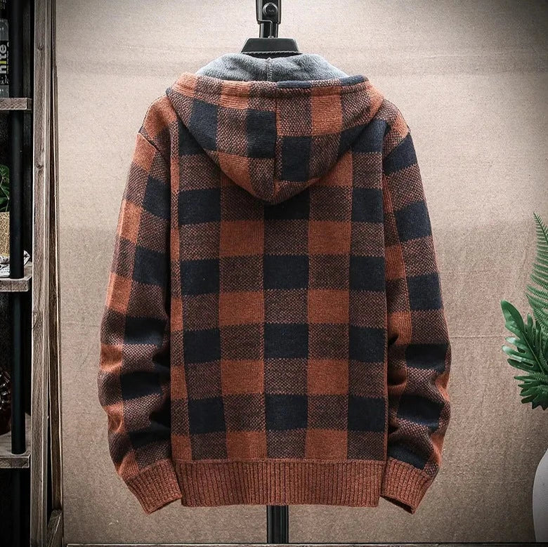 "Veste à Carreaux Élégante pour un Style Tendance "