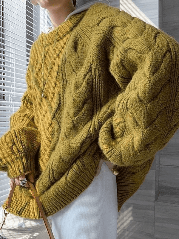 Pull en tricot douillet pour les journées froides
