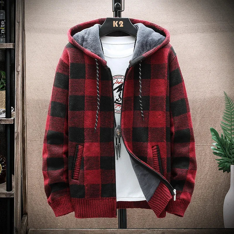 "Veste à Carreaux Élégante pour un Style Tendance "