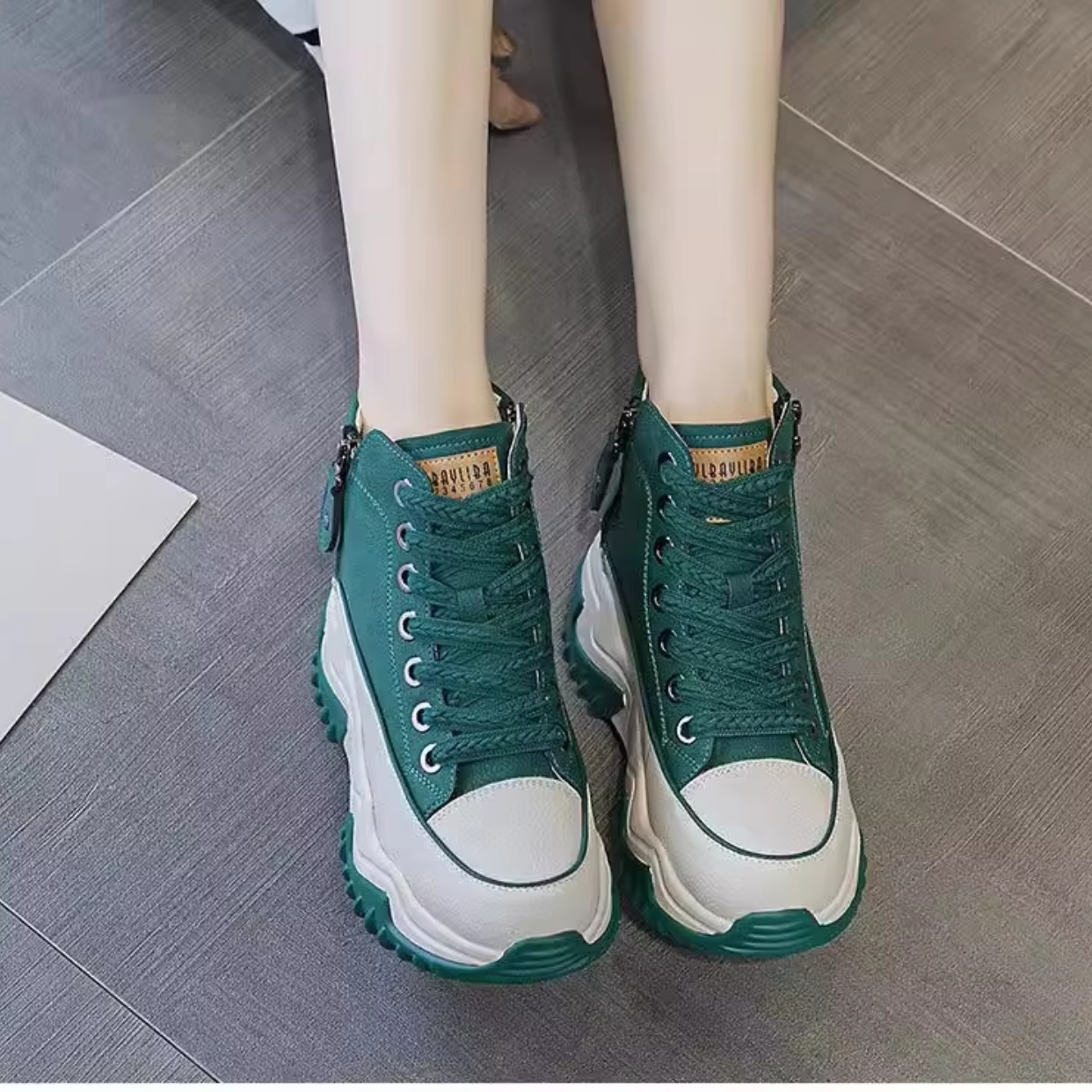 Flore - Chaussures D'Hiver À Semelle Souple Et À Fermeture Éclair Pour Dames