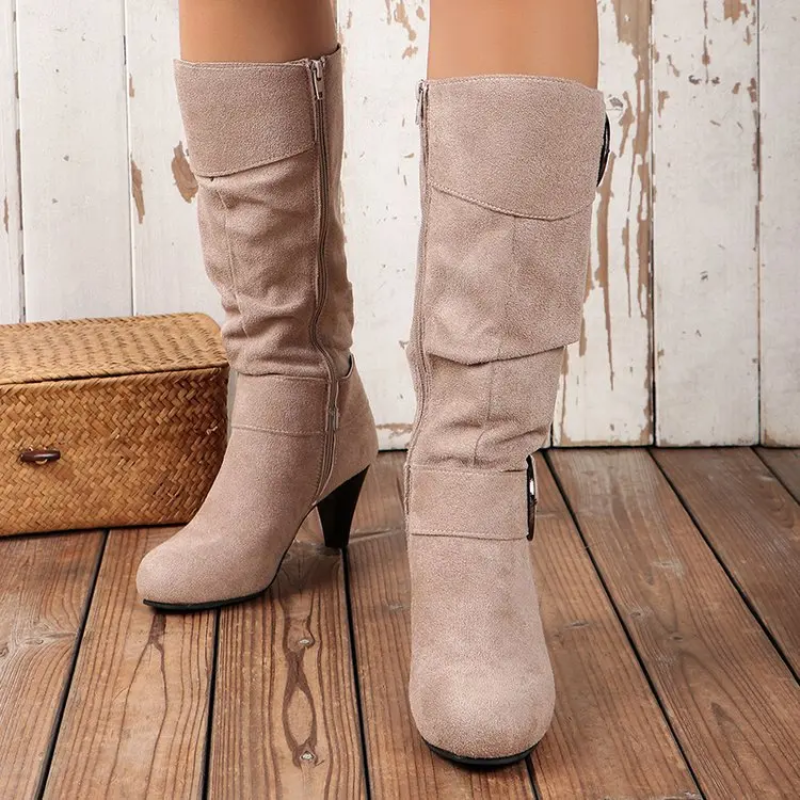 Bottes à bout rond avec boucle - Rheane