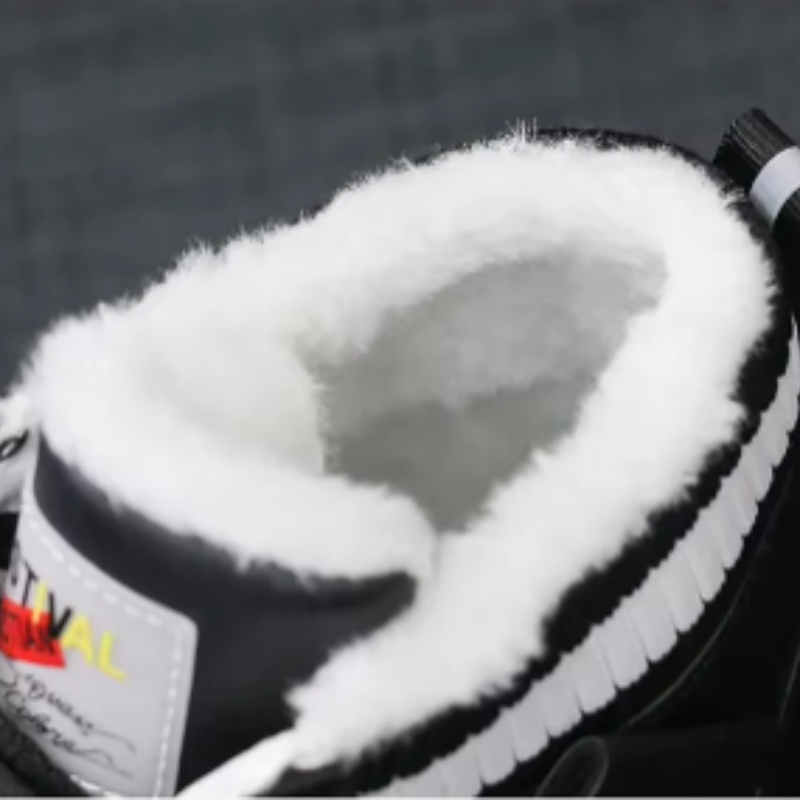 Éloïse - Chaussures D'Hiver Élastiques Letterprint Pour Femmes