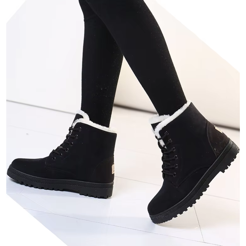 Esmee - Chaussures D'Hiver À Semelle Haute En Fourrure Pour Dames