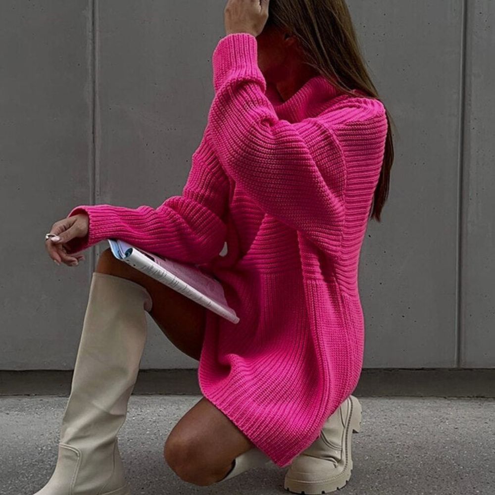 Ariadna - Pull en maille à col roulé