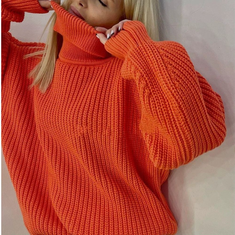 Ariadna - Pull en maille à col roulé