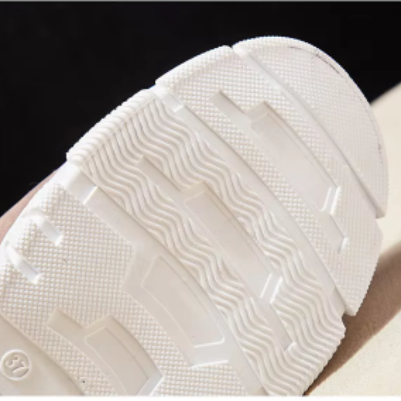 Élodie - Chaussures d'hiver élastiques à lettres imprimées pour dames