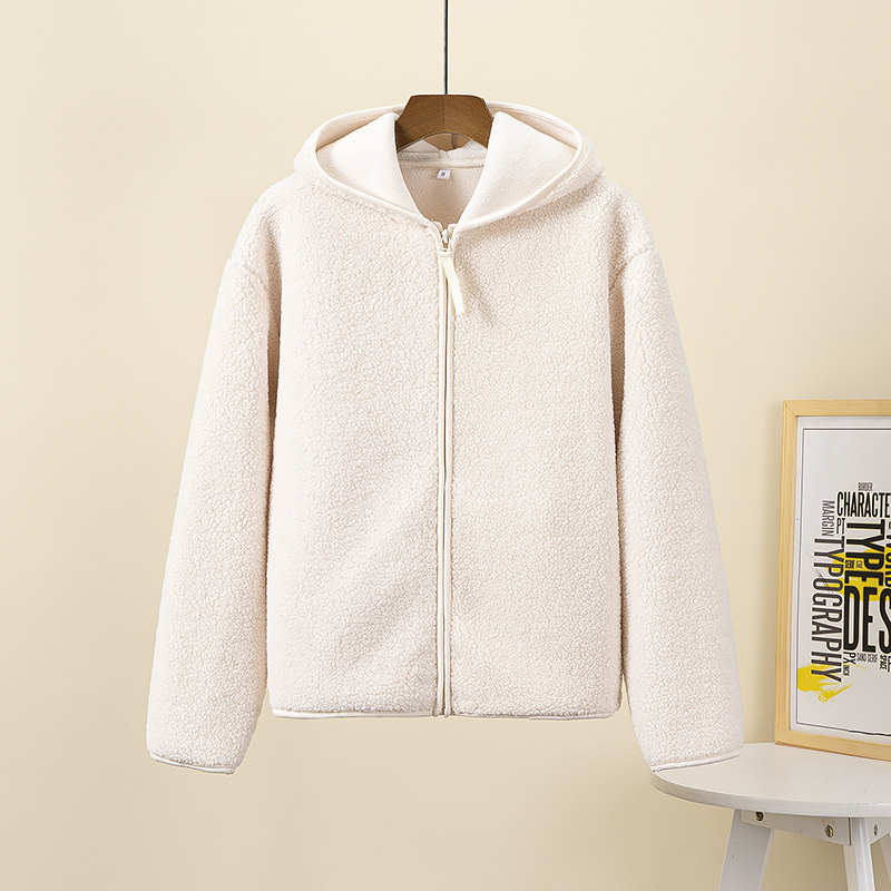 Amara - Veste Polaire Chaude pour Femme, Hoodie à Manches Longues avec Fermeture Éclair