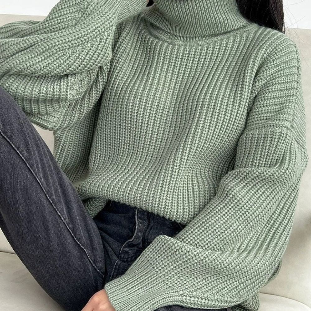 Ariadna - Pull en maille à col roulé