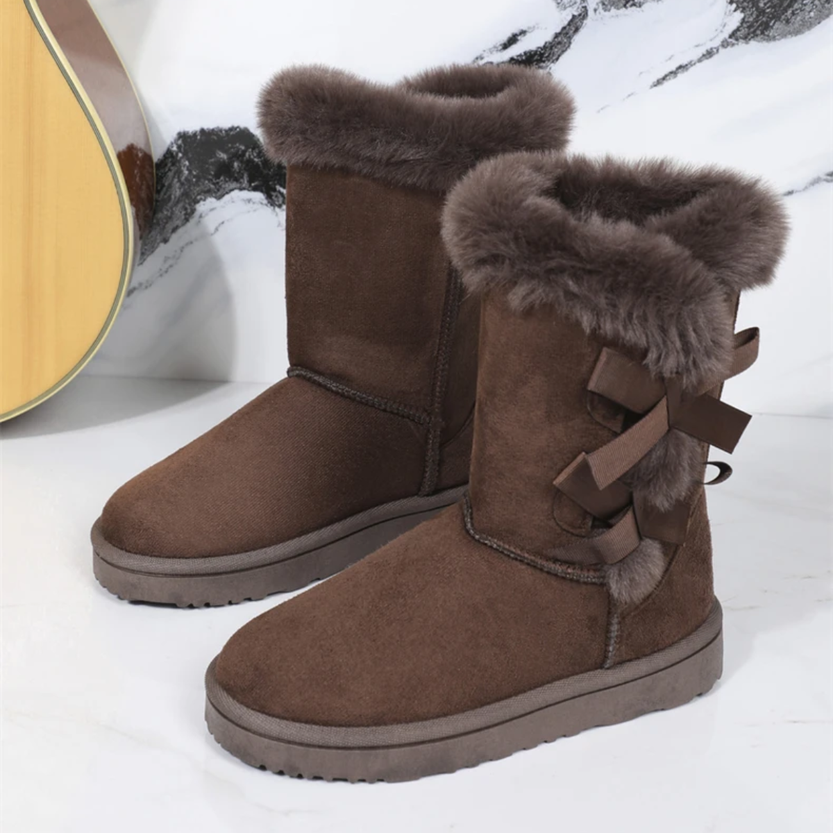 Noémie - Bottes d'hiver rembourrées avec fourrure