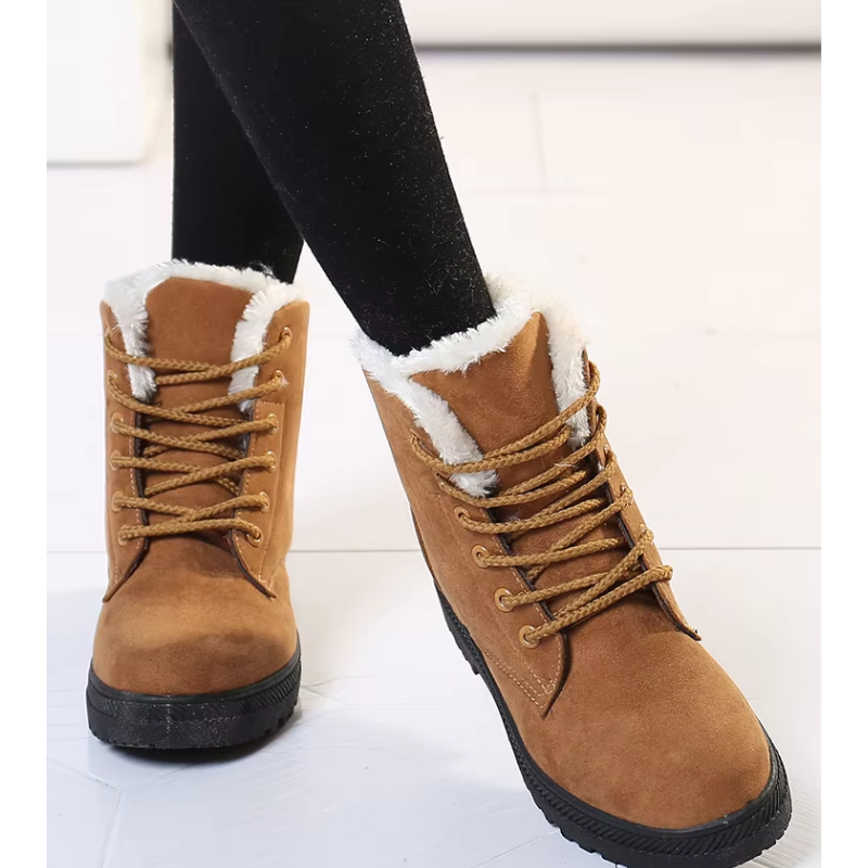 Esmee - Chaussures D'Hiver À Semelle Haute En Fourrure Pour Dames