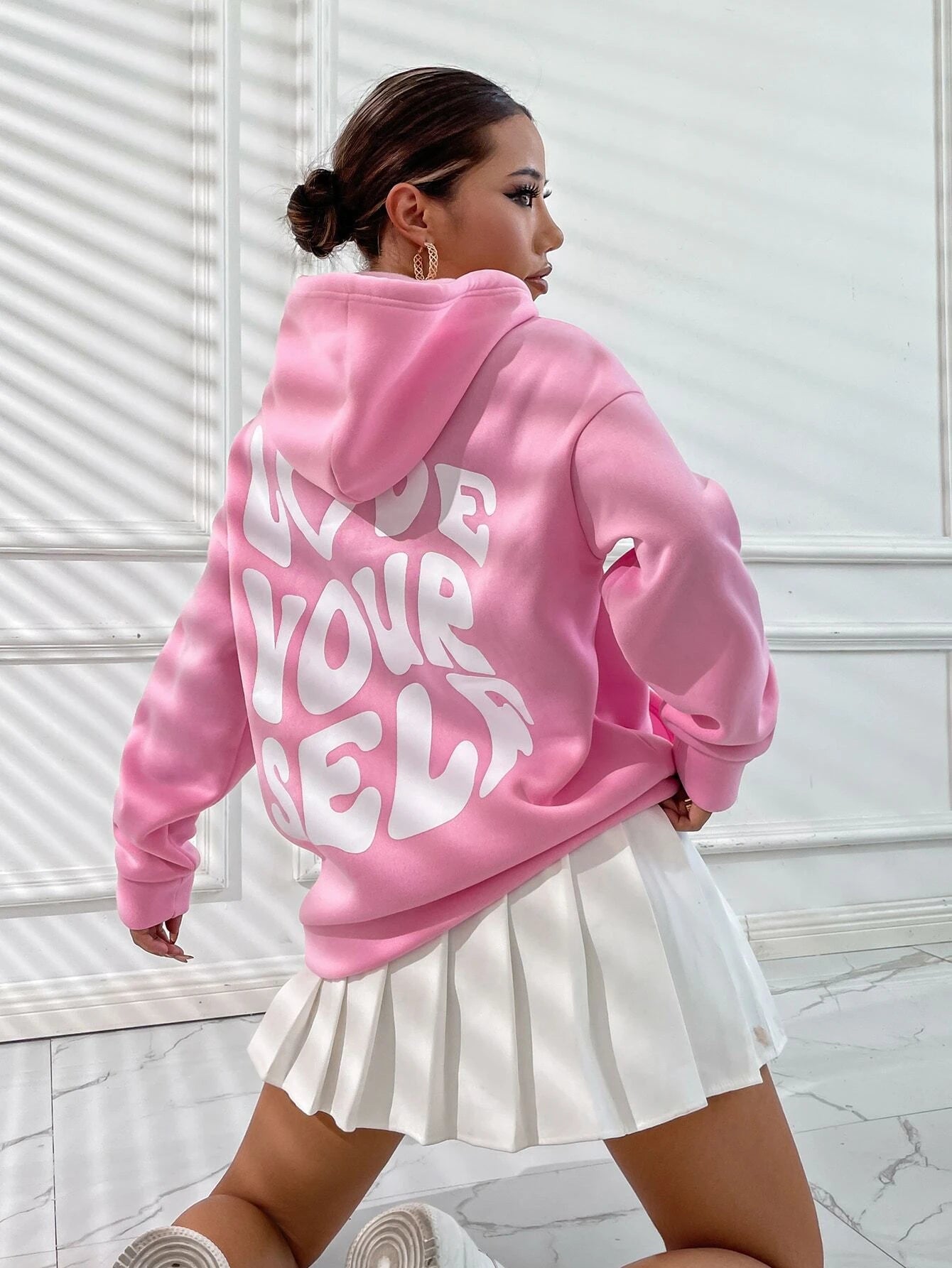 Elodie - Sweat à capuche Love Yourself