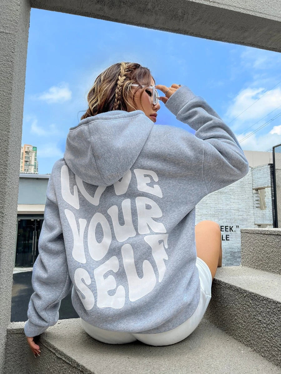 Elodie - Sweat à capuche Love Yourself