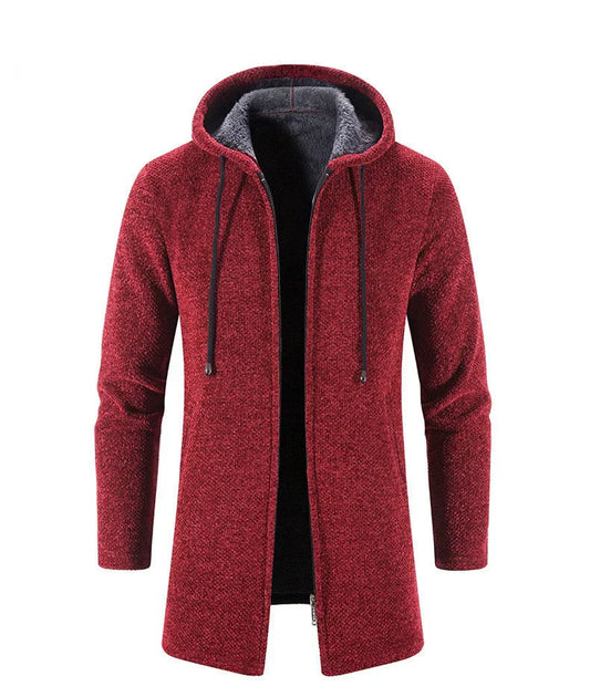 Veste élégante pour homme avec capuche réglable