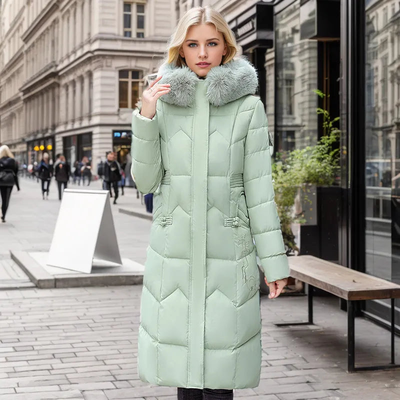 Fayette - Manteau Long d'Hiver Slim