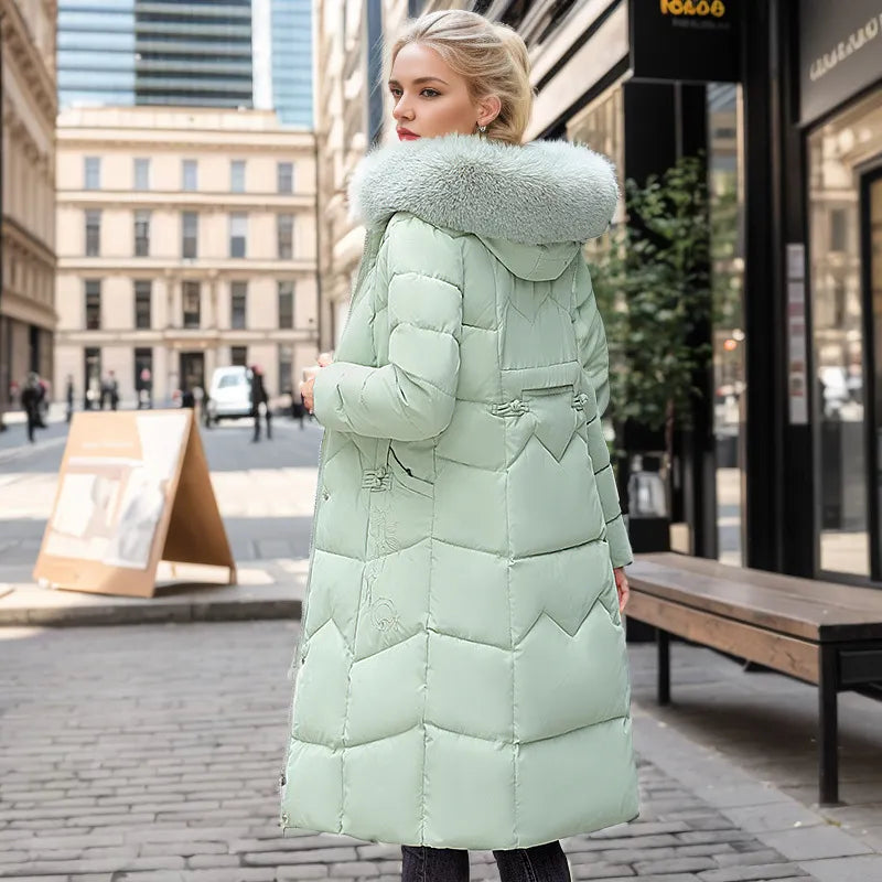 Fayette - Manteau Long d'Hiver Slim