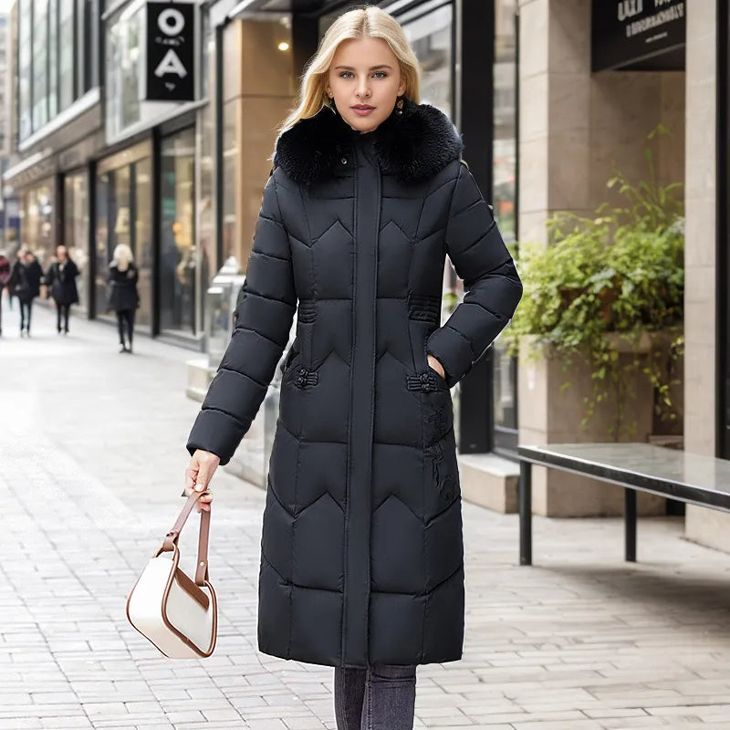 Fayette - Manteau Long d'Hiver Slim