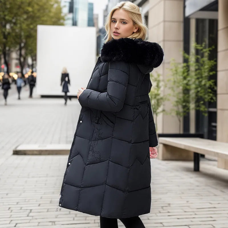 Fayette - Manteau Long d'Hiver Slim