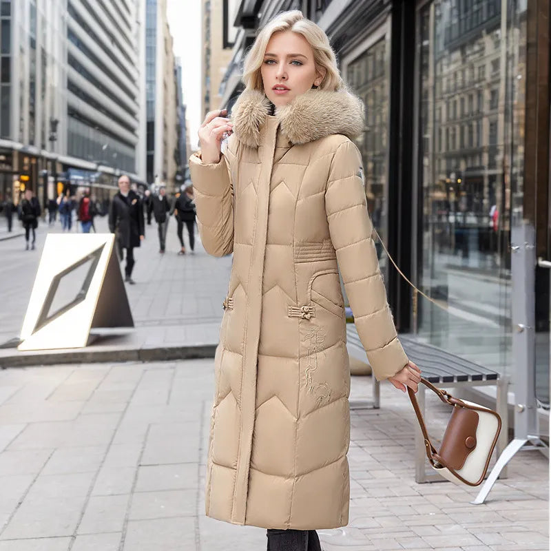 Fayette - Manteau Long d'Hiver Slim