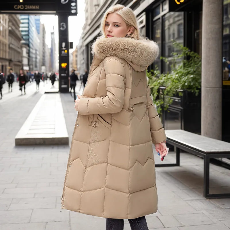 Fayette - Manteau Long d'Hiver Slim