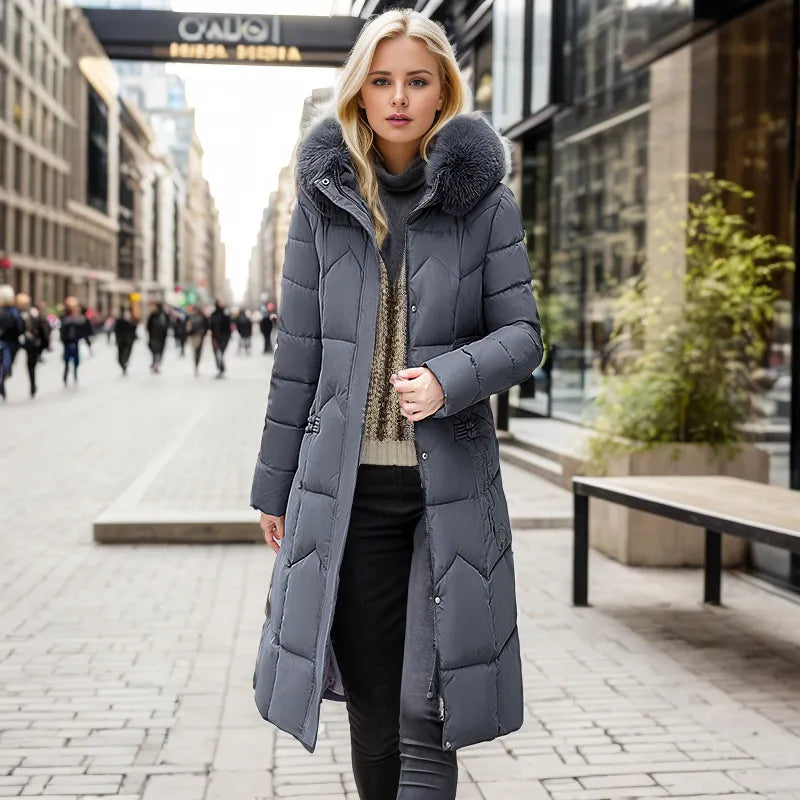 Fayette - Manteau Long d'Hiver Slim