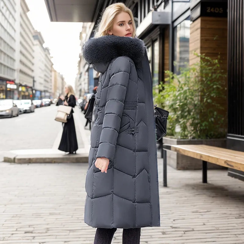 Fayette - Manteau Long d'Hiver Slim