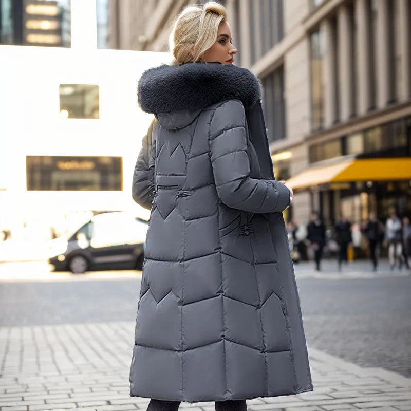 Fayette - Manteau Long d'Hiver Slim