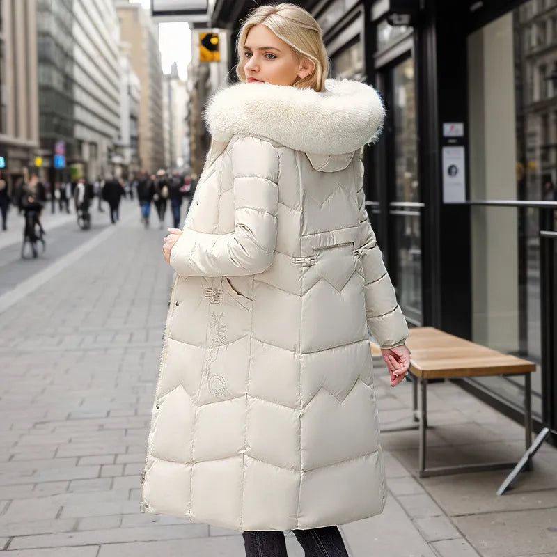 Fayette - Manteau Long d'Hiver Slim