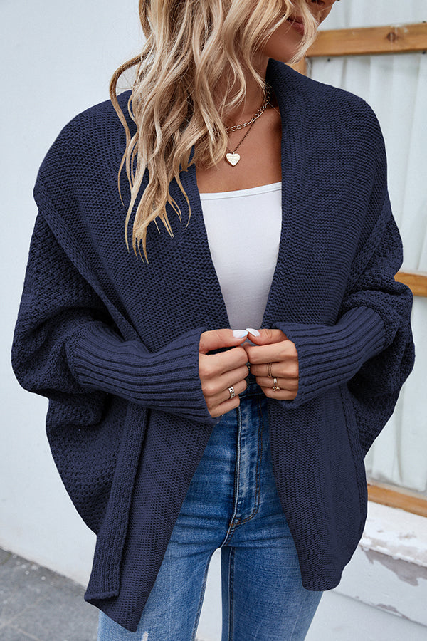 Clara - Cardigan élégant en maille avec manches dolman pour femme