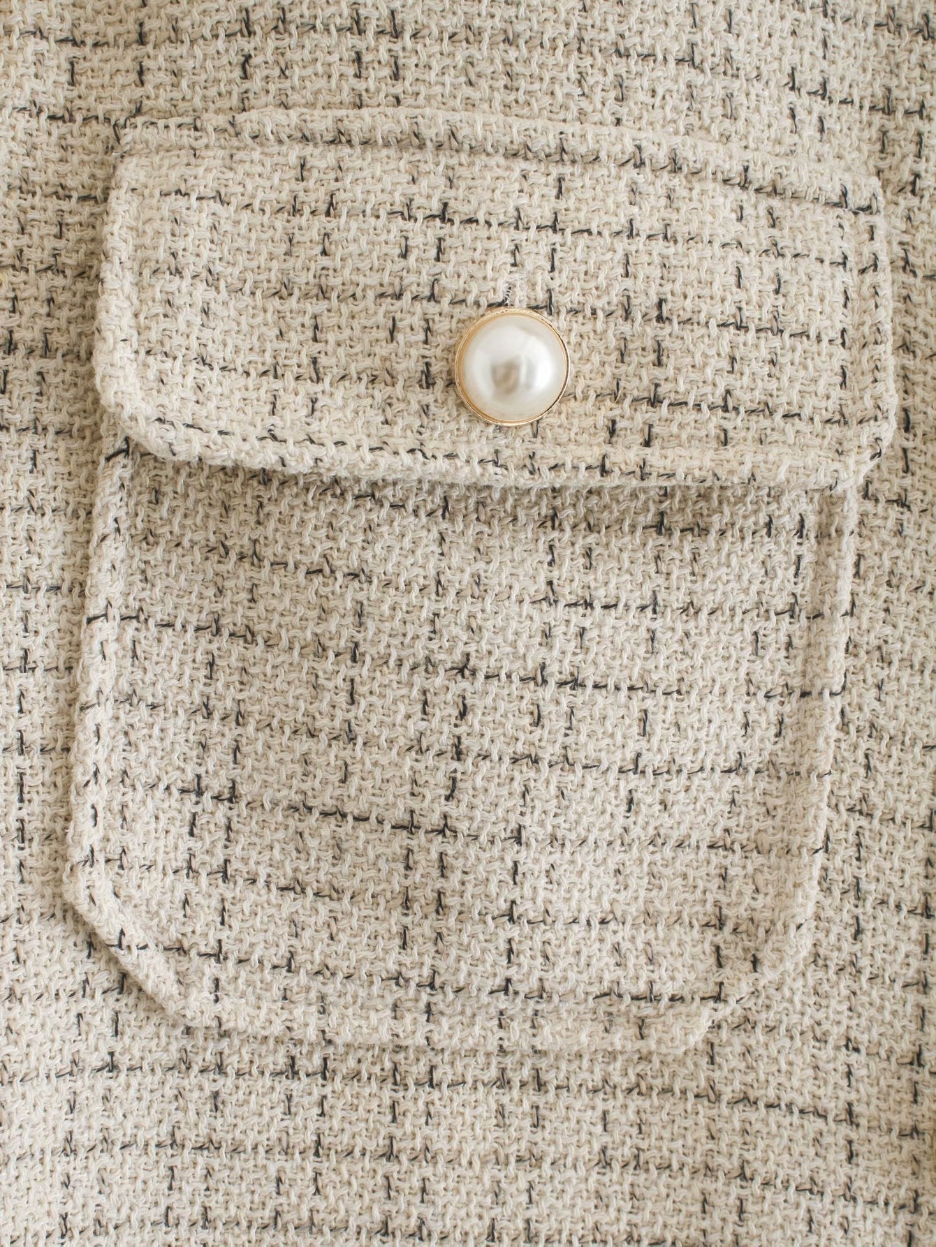 Carole - Manteau pour femmes avec boutons en perles