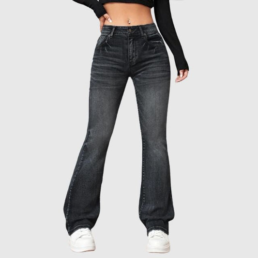 Marie - Pantalon En Denim Décontracté