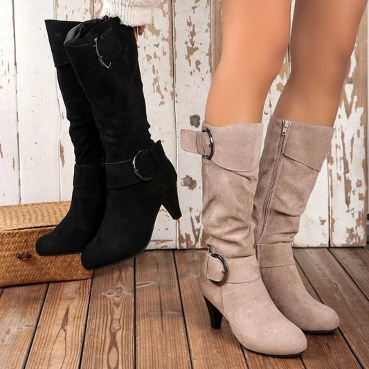 Bottes à bout rond avec boucle - Rheane