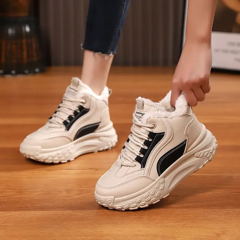 Eva - Chaussures D'Hiver Souples À Bout Rond Pour Femmes