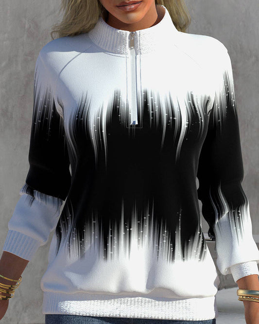 Philipppa | Pull-over élégant avec demi-zip