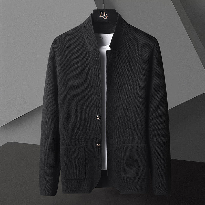 Cardigan pour hommes avec fermeture et poches pratiques