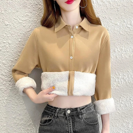 Klara - Blouse Élégante en Fleece pour Femmes