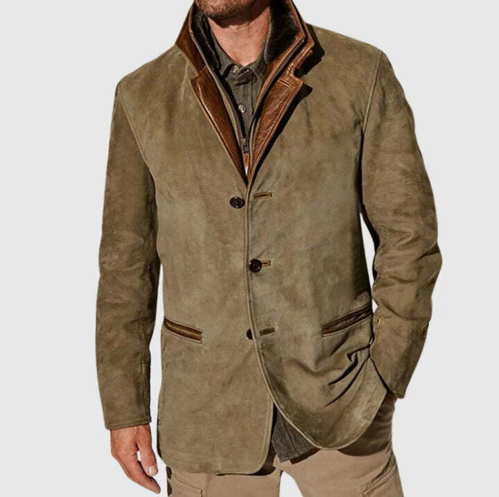 Style classique : veste vintage pour hommes confiants