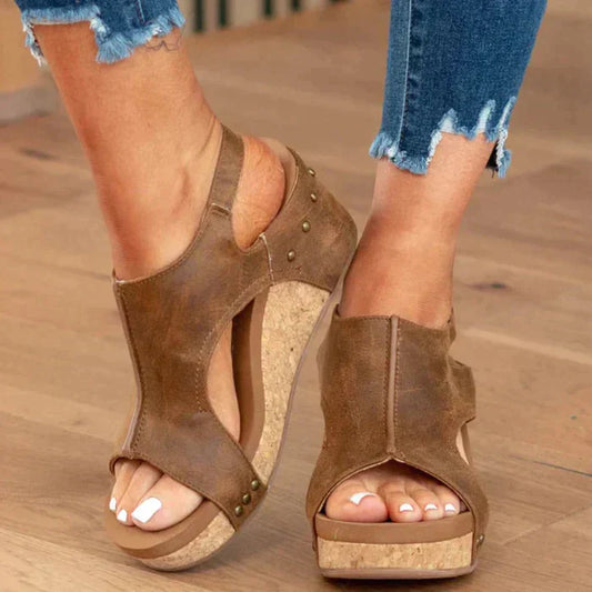 ESTHER wedge heel | En été, vous pouvez marcher en toute sécurité et sans douleur