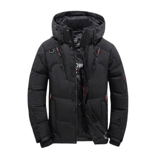 Veste d'hiver confortable et protectrice avec fermeture éclair