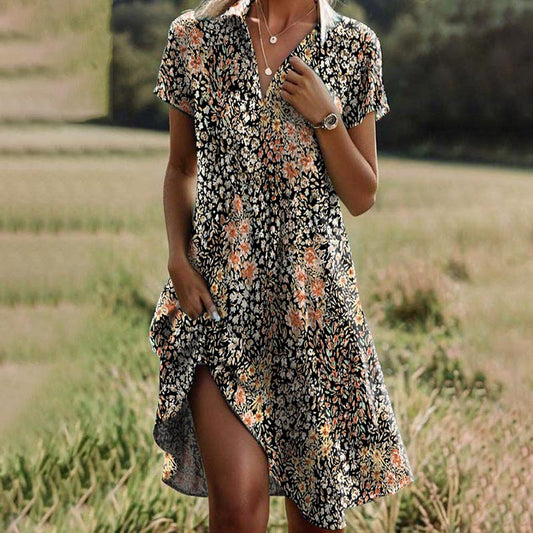 Marianne - robe vintage à motif floral