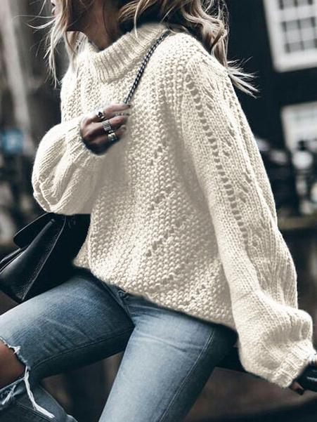 Pull élégant à manches longues pour des looks stylés
