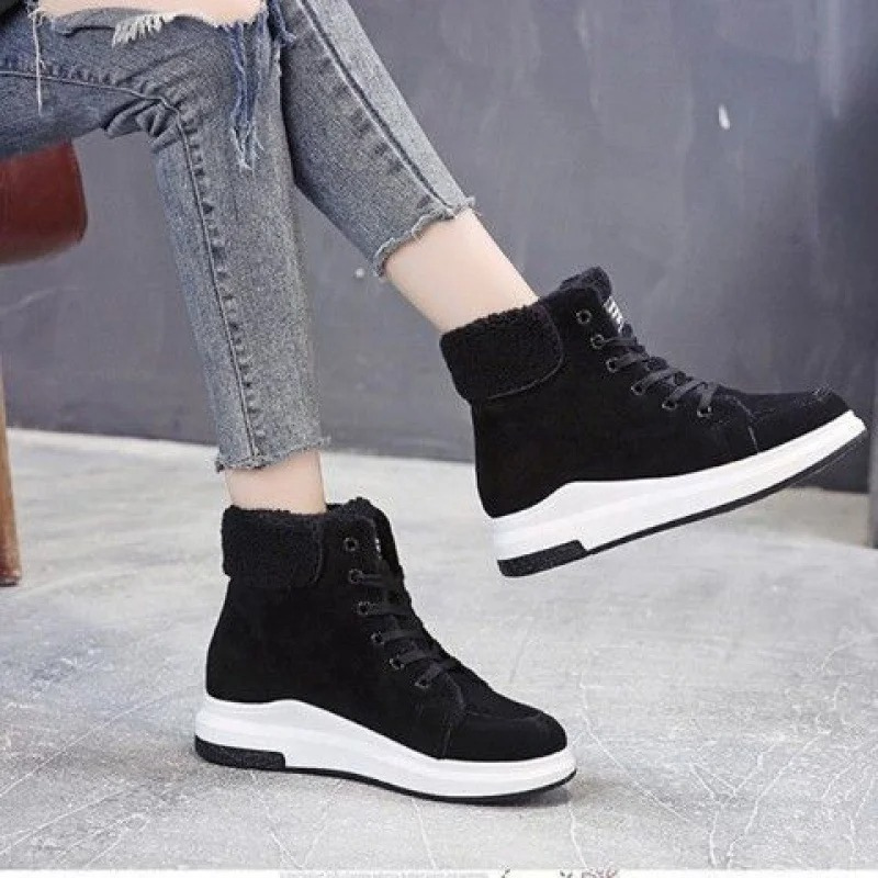 Émilie - Chaussures d'hiver antidérapantes de style sportif pour dames