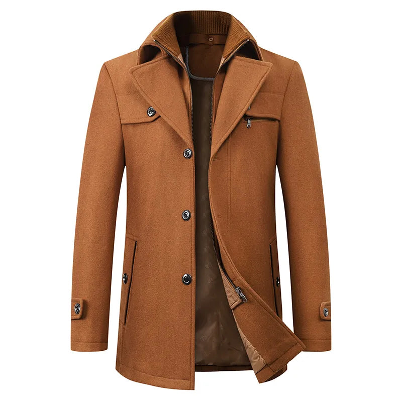 Remy Doir – Manteau Haut de Gamme en laine Vierge