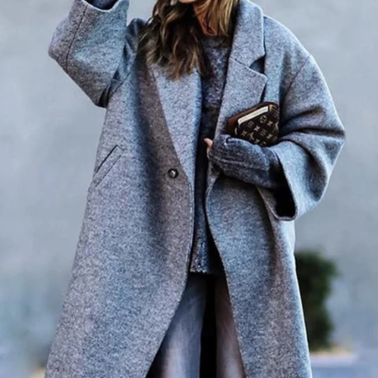 Manteau élégant à la silhouette définie