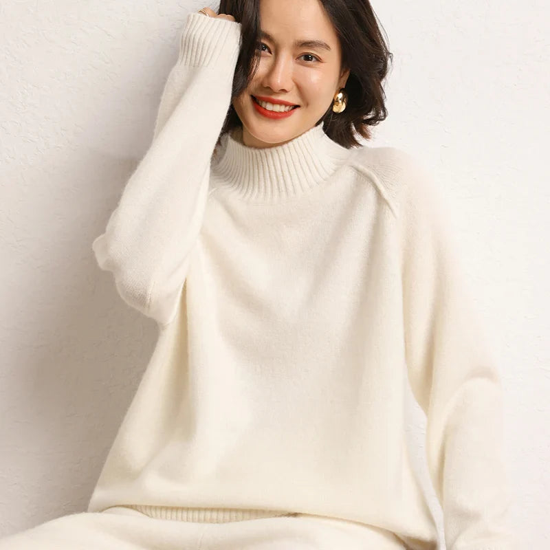 Pull Femme Col Roulé - Elda