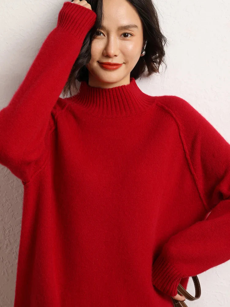 Pull Femme Col Roulé - Elda