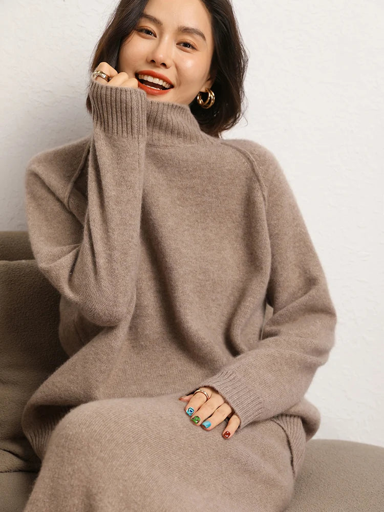 Pull Femme Col Roulé - Elda