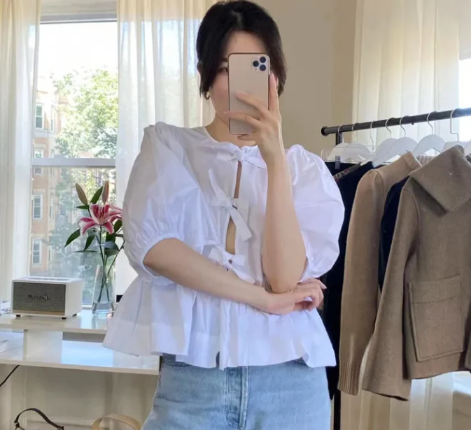 Chemisier en popeline