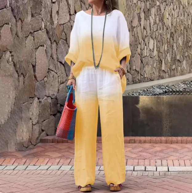 Rehaussez votre style avec l'ensemble en lin Maite pour femme !